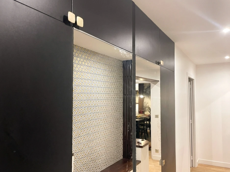 Chantier de démolition intérieure d'un appartement